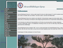 Tablet Screenshot of akvarellspray.se